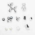 Miniatyrbillede 5 af 5: #15 Stykker 3D Klogsandaler Pynt, Sko Charms, Søde Sko Pynt