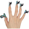 Miniatyrbild 4 av 5: #6st Curved Nagelförlängningstänger i Rostfritt Stål Multifunktionella#