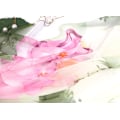Miniatyrbild 1 av 5: En röd 160 × 50 cm damlotus sidenhalsduk