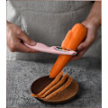 Miniatyrbilde 1 av 5: #Universal skreller med pendelblad, skarp, dobbelsidig, rustfritt stål#