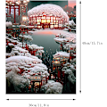 Miniatyrbild 1 av 4: #5D Diamantmålning Kit, DIY Bilder Måla efter Siffror för Vuxna