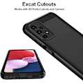 Pikkukuva 4 / 5: #Musta kotelo Samsung Galaxy A13 4G / A13 5G / A04S:lle 3 osalla#