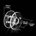 Miniatyrbilde 3 av 5: Maskinspole, Plastspoler for Symaskin Universal Cle