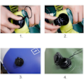 Miniatyrbillede 5 af 5: #Inflator Spiralventil, 5 stk Luftventiler Ventiladapter Propper, Spiral#