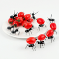 Miniatyrbillede 1 af 5: (12 stk.) Myre Frugtgaffel, Frugtgafler, Plastik Myre Tandstikkere
