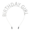 Miniatyrbillede 2 af 5: #Fødselsdagspige Pandebånd Fødselsdag Tiara til Kvinder Piger Glad Fødselsdag#