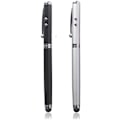 Miniatyrbillede 2 af 4: #[2 stk] 4-i-1 Universal Touchscreen-stylus + Kuglepen + P#