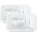 Pikkukuva 1 / 5: 12 V LED RV kattovalo 280 lm kattolamppu sisävalaistus asuntovaunuun matkailuautoon kytkimellä (2 kpl)