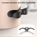 Miniatyrbilde 4 av 5: #2 stk Rosa Apparatledningsoppbevarer - Limorganisator for små