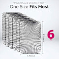Miniatyrbillede 1 af 5: #6PCS Sort Mesh Hårnet, Lukket Ende Hårnet, Liner Wea#