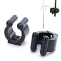 Miniatyrbillede 2 af 4: #2 stk., Pool Cue Vægmontering Klemme, Fiskestavs Opbevaringsholder, Plastik#