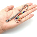 Pikkukuva 1 / 5: #Elämänpuu Chakra Metalli Kirjanmerkki Ripus 7Chakra Vint#