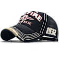 Miniatyrbillede 2 af 5: Vintage Baseball Cap Mænd Spark Bogstaver Cap Snapback Hip Hop Flat