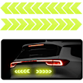 Miniatyrbillede 2 af 5: #2 stk. Bil Reflekterende Advarselspil Sticker (Fluorescerende Grøn), Hi#