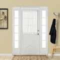 Miniatyrbillede 2 af 5: Dørgardinpanel Elegant Soild Stanglomme Gennemsigtig Voile Panel