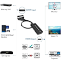 Miniatyrbilde 5 av 5: #Konverter til HDMI, HDMI 16 Inngang Utgang: 9/4: 3 Lyd Video Adapter#