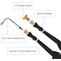 Pikkukuva 4 / 5: Painepesurin sovitin Karcher K2 - K7: Muuntaa bajonettiliitoksen
