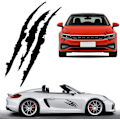 Miniatyrbillede 4 af 5: #Sort - Reflekterende Bilsticker Vandafvisende Forlygte Sticker Moto#