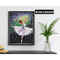 Miniatyrbild 1 av 5: Diamantmålning 5D Diamantmålning Dansande Kvinna DIY Kristall R