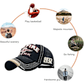 Miniatyrbillede 4 af 5: Vintage Baseball Cap Mænd Spark Bogstaver Cap Snapback Hip Hop Flat