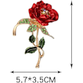 Miniatyrbilde 4 av 5: #Brosje for kvinner, morsdaggaver, rosa diamantlegering brosje Be#