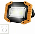 Pikkukuva 1 / 5: 30W Ladattava LED-kohdevalaisin Rakennustyömaan työvalo 2X COB Kannettava USB LED-kohdevalaisin retkeilyyn, 3 tilaa, (1 kpl) [Energialuokka A++]