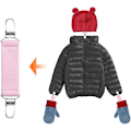Miniatyrbilde 4 av 5: 4 stk. Cardigan-klips Elastisk, Elegante Dame Cardigan-gensere