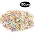 Miniatyrbillede 3 af 5: Kunstig Blomst 100 Stk Multifarvet Kunstig Daisy Hoved Falsk Blomst
