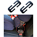 Miniatyrbillede 5 af 5: #Metal Sælgurtjusterer, Auto Skulder Nakkestrop Positioner, U#