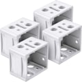 Miniatyrbilde 2 av 5: #1 Tomme Blinde Braketter Hvit Profilboks Monteringsbrakett Vindu#
