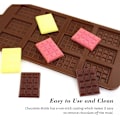 Miniatyrbillede 3 af 5: #Chokoladeforme, Mini Silikon Chokoladeforme, 12 Hulrum Non-S#
