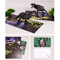 Pikkukuva 4 / 5: #3D Pop Up, Tyrannosaurus [Syntymäpäiväkortti] [Tervehdykortti] [Valmistujaiskortti]