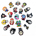 Miniatyrbillede 3 af 5: #20 Stykker 3D Clog-Sandaler Pynt (Halloween Serie), Sko Charms#