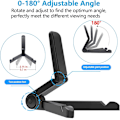 Miniatyrbilde 3 av 5: #Rose-Tablett Stativ, Justerbar Bærbar Tablett Stativ Holder#