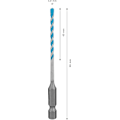 Miniatyrbillede 1 af 5: (1 stk) Professionel 1x Expert HEX-9 Multikonstruktionsbor (