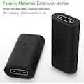 Miniatyrbild 1 av 5: 2 st USB-C-kopplingar, Typ C hona till hona-adapter, USB-C USB 3