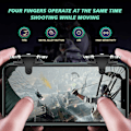 Miniatyrbillede 1 af 5: PUBG Mobile Spil Controller Trigger, Mobiltelefon Controllers L1