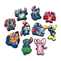 Miniatyrbild 1 av 5: #10 stycken 3D-tofflor prydnader (tecknad monster), skocharm, #