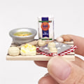 Miniatyrbild 1 av 5: Miniatyrmatleksak skärbräda, 1:12 mini dockhus miniatyr d