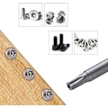 Pikkukuva 5 / 5: 11 osainen Torx-ruuvimeisselibittisetti, 1/4 tuuman kuusiokolovarsi T6-T40 M