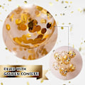 Miniatyrbild 3 av 5: Födelsedagsprydnader Guldballonger, Födelsedagballonger, 15 stycken