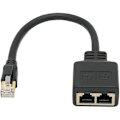 Miniatyrbilde 2 av 5: #RJ45 Ethernet Splitter-kabel, RJ45 hann til 2 hunn splitter-adapter#