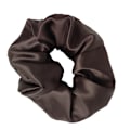 Miniatyrbillede 2 af 5: One Piece Sort Silke Scrunchie Hårring Kvinders Hestehale Holder