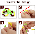 Miniatyrbild 3 av 5: #4 st Hand Tangles Fidget Leksak, Vridbar Avkopplingsspel, Fri Rotation Fidget Sensorisk Leksak, Fidget Vridbar Anti Stress Sensoriska Leksaker, Plastmaterial
