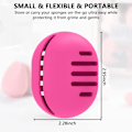 Miniatyrbillede 1 af 5: #Åndbar Makeup Svampholder til Rejser B-Rose Red, Hudvenlig#