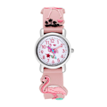 Miniatyrbillede 2 af 4: #Børneure (Pink, Flamingo), Vandafvisende Børneure Kvarts#