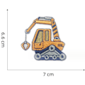Miniatyrbillede 4 af 5: #7 Stykker Ingeniørkøretøjs Broderi Stryge-på-lapp, Broderi#