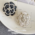 Miniatyrbillede 1 af 5: 2 stk. Blomsterbrosche Nål Petal Elegant Eksklusiv Kunst Brosche fo