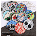 Miniatyrbilde 4 av 5: #Brodert lapp i form av Yggdrasil, livets tre i#