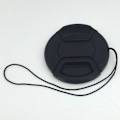Miniatyrbilde 2 av 5: #49mm Objektivhette 2-pakning Snap-on Frontkamera Objektivhette for Canon Nik#
